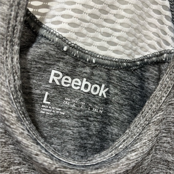 Reebok Racerback Workout Tank Gray - Picture 7 of 8